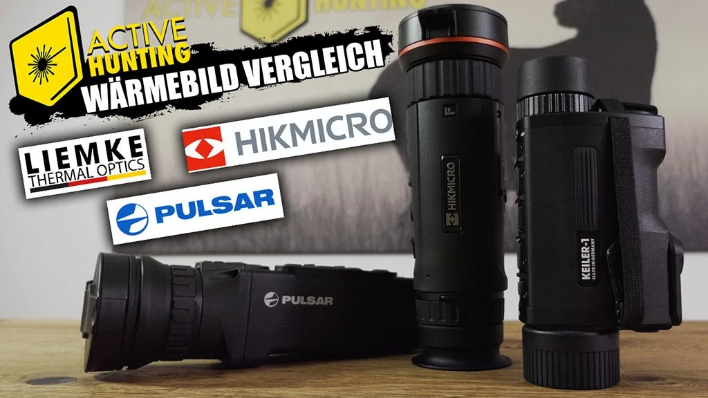 Vergleich Wärmebild Geräte - Pulsar Helion 2 XP50 Pro, Liemke Keiler 1 und Hikmicro Falcon FQ50 im Test