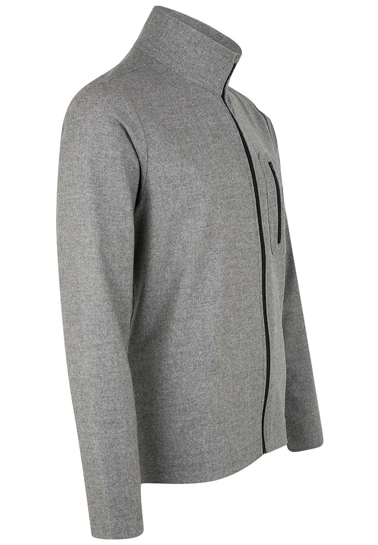 Hedlund Troms Merino Baselayer grey seitlich vorne