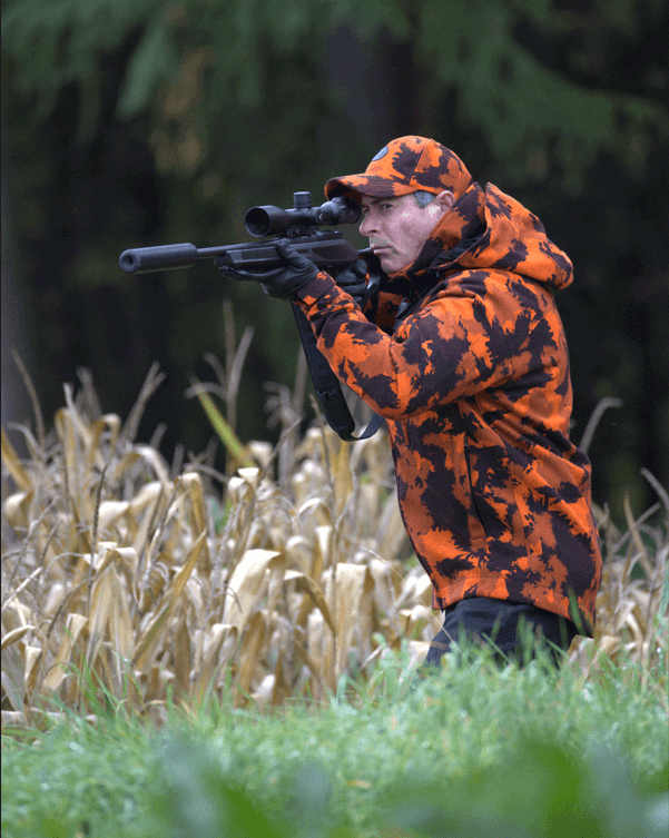 Hedlund Grenland Pro Blaze Silent Forest Jacke getragen2