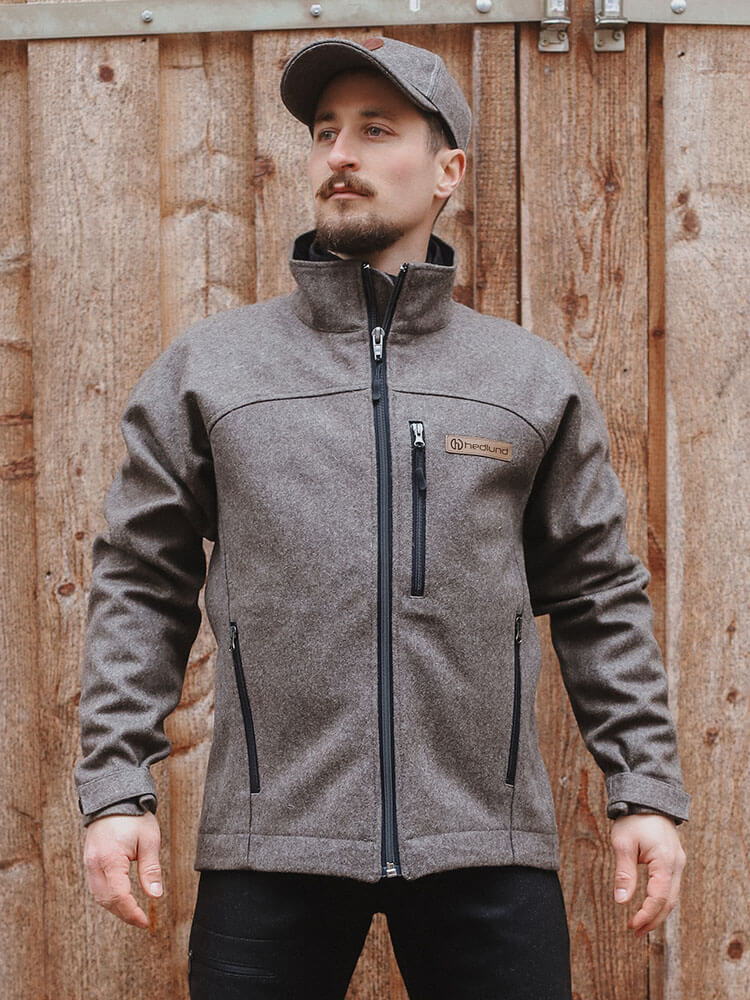 Hedlund Larvik Pro - Herren Lodenjacke an Model