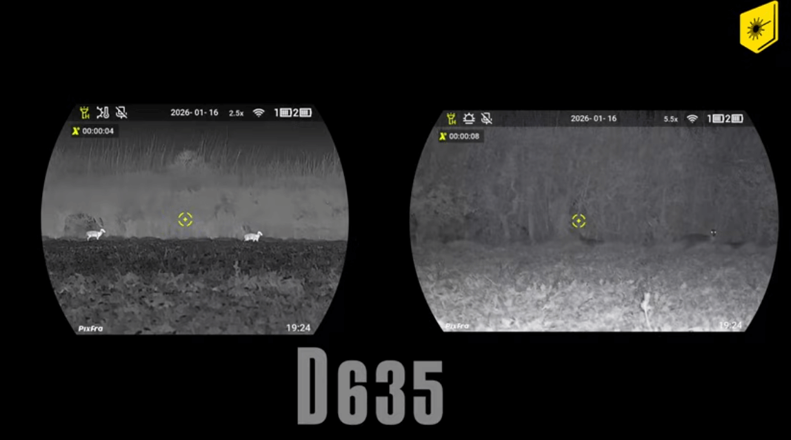 Pixfra Draco D635 Revieraufnahme Vergleich