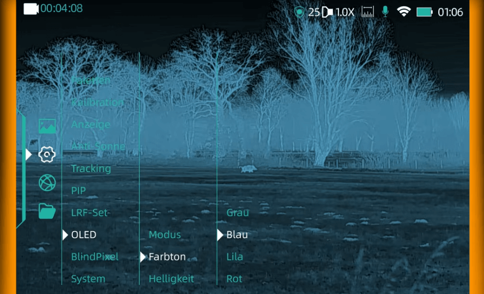 ThermTec Wild 650DL Revieraufnahme Blau