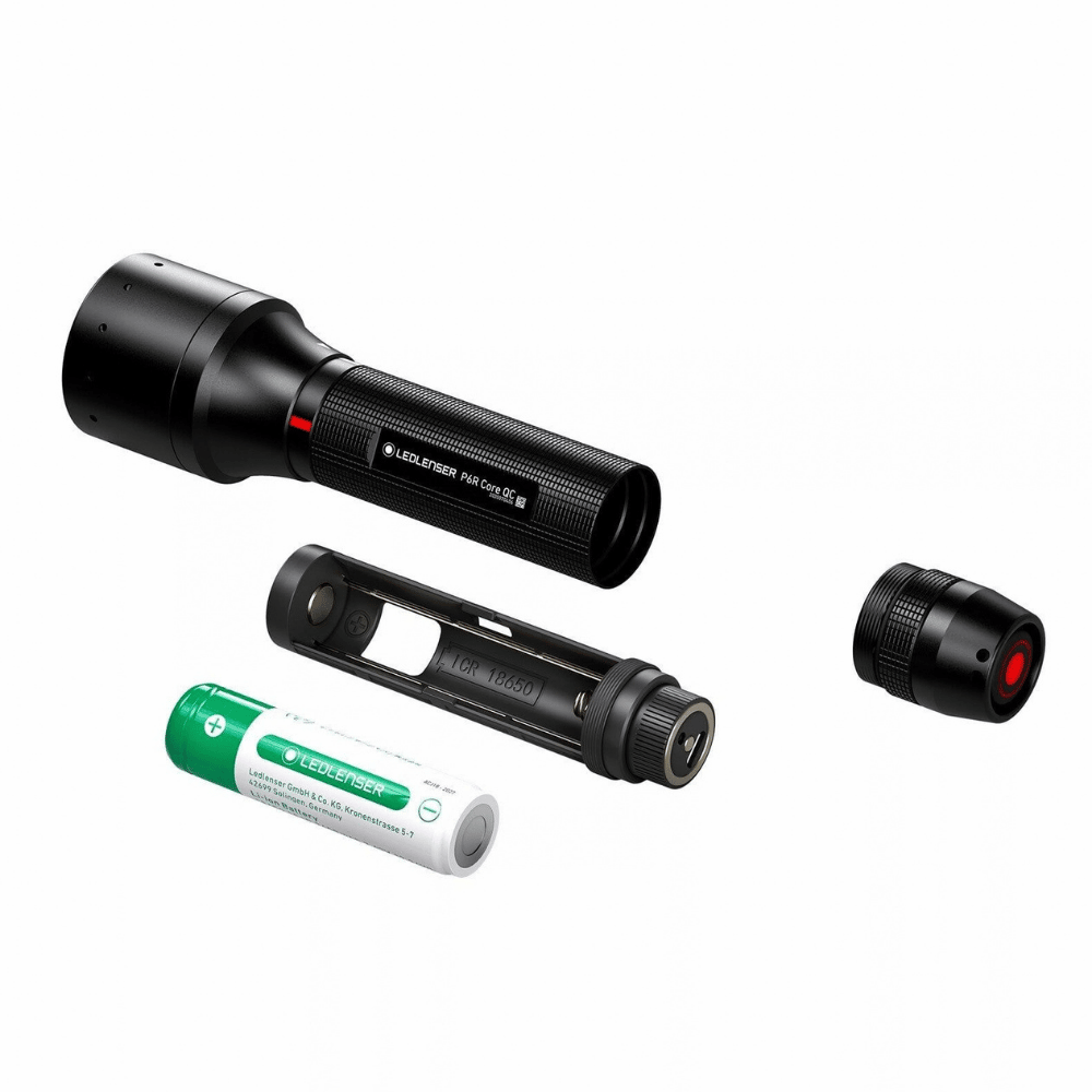 Ledlenser P6R Core QC Edition Taschenlampe Einzelteile