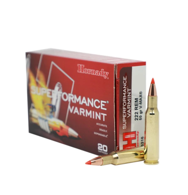 Hornady .222 Rem. V-Max SPF 3,2g/50grs. - 20 Stk.