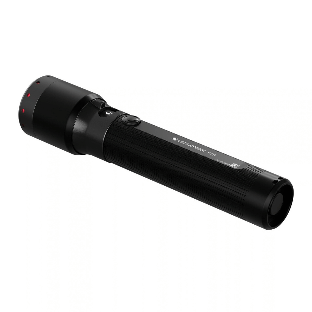 Ledlenser P7R Taschenlampe seitlich hinten