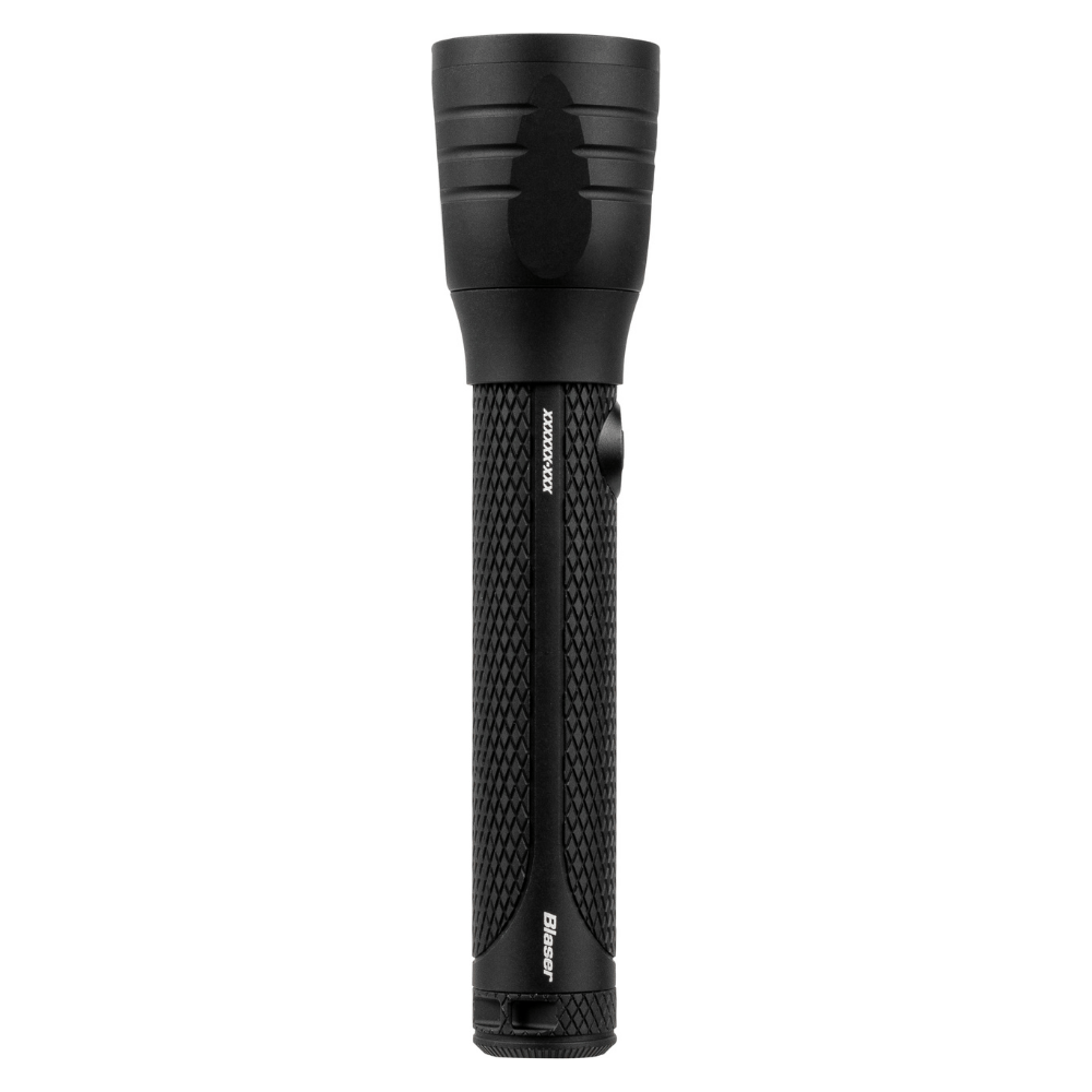 Blaser Taschenlampe EDL 3000 schwarz stehend hinten