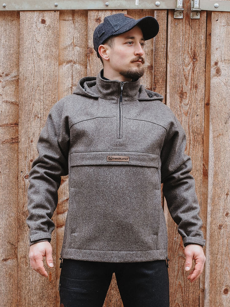 Hedlund Jovik Pro - Herren Loden Hoodie an Model