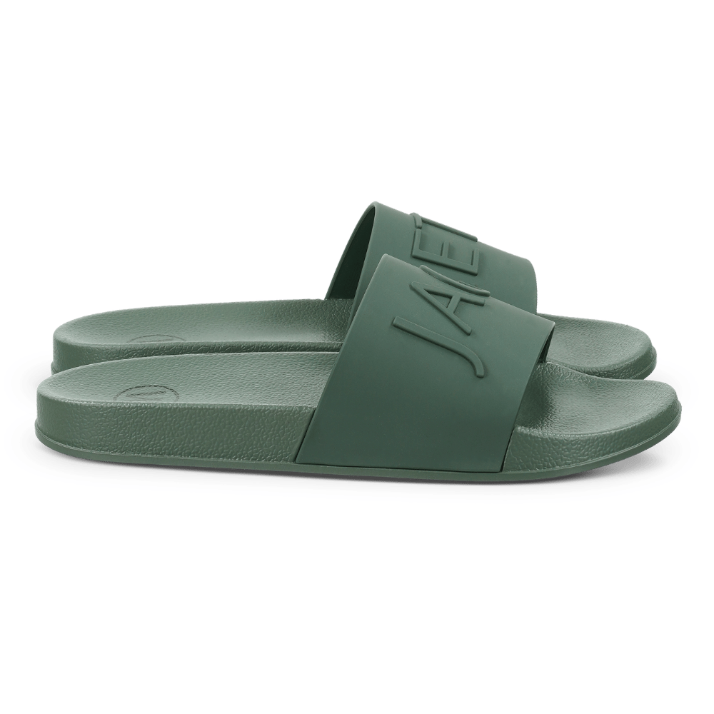 Waidmanns Unisex Badepantolette Grün seitlich