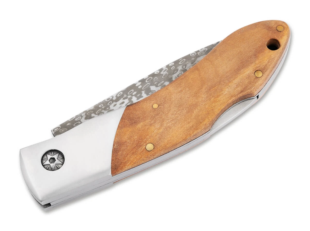 Böker Magnum Caveman Damast eingeklappt
