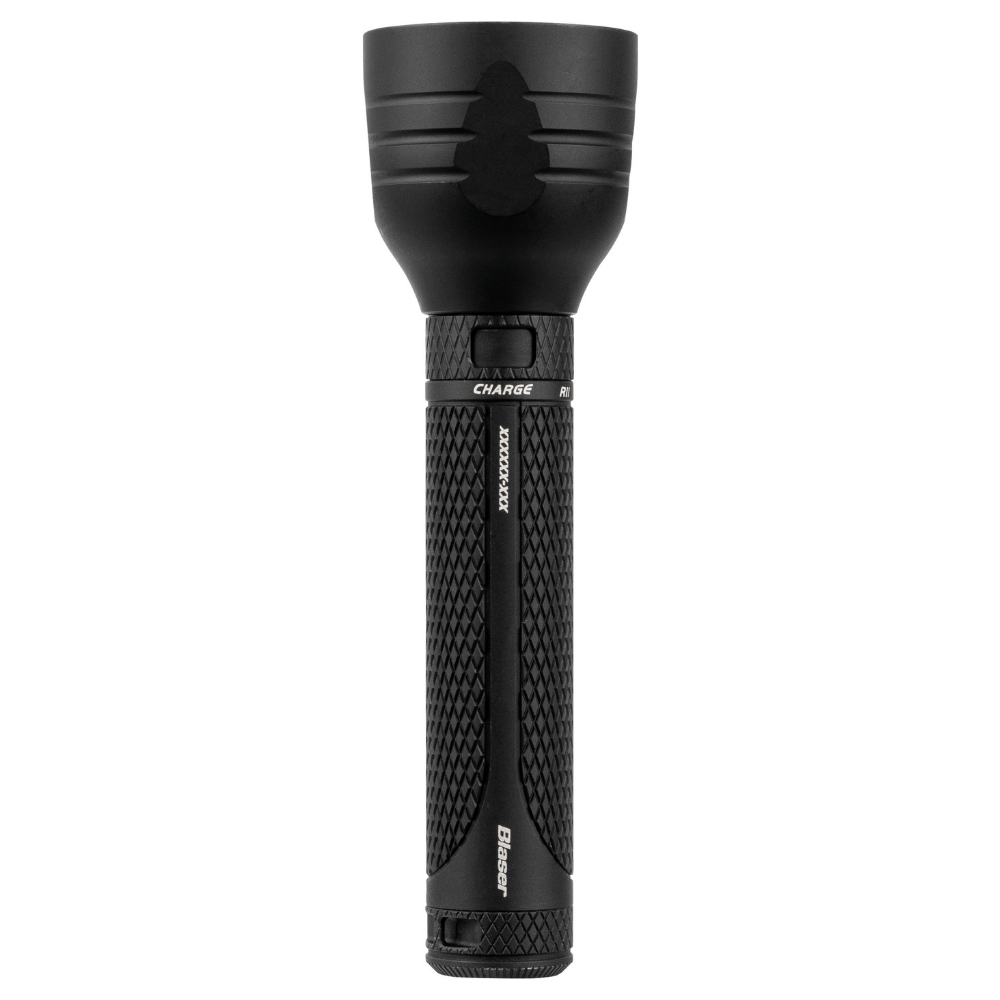 Blaser Taschenlampe HL 1500 schwarz stehend hinten