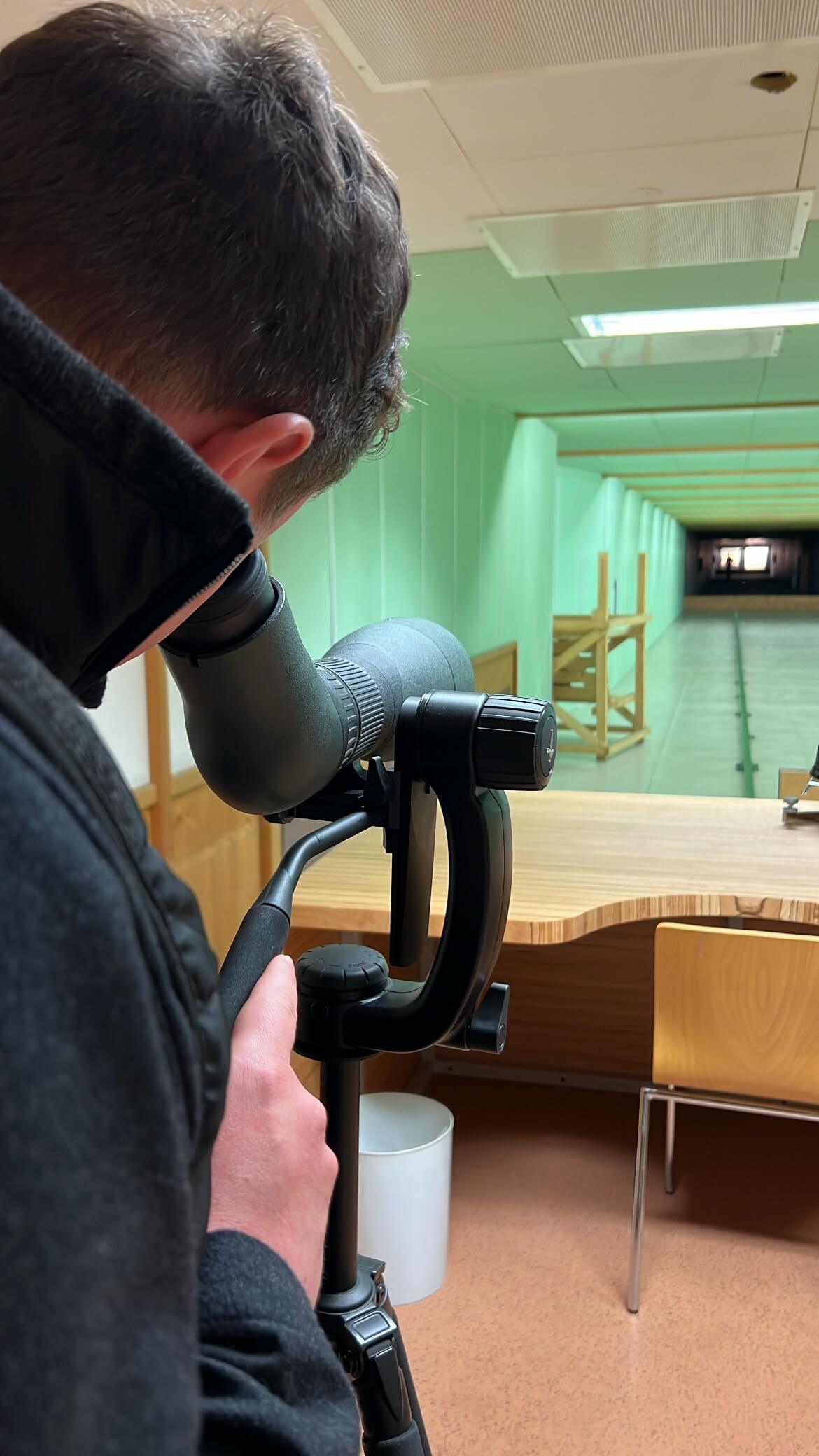 Schießstand bei Swarovski