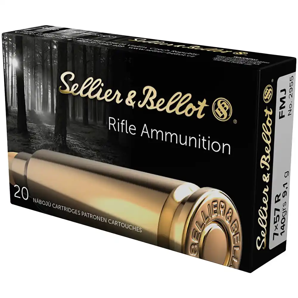Sellier & Bellot 7x57 R Vollmantel FMJ 9,1g/140grs. - 20 Stk.