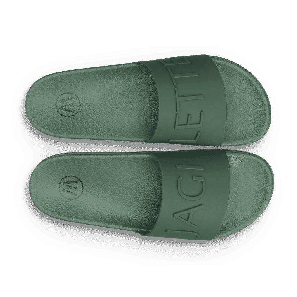 Waidmanns Unisex Badepantolette Grün oben