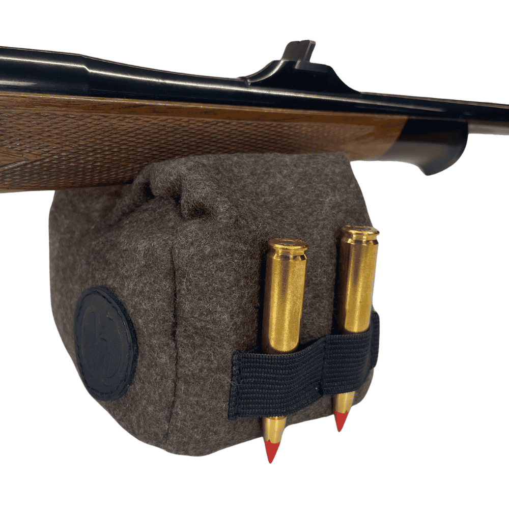 Hedlund Loden Schießwuerfel braun mit Waffe