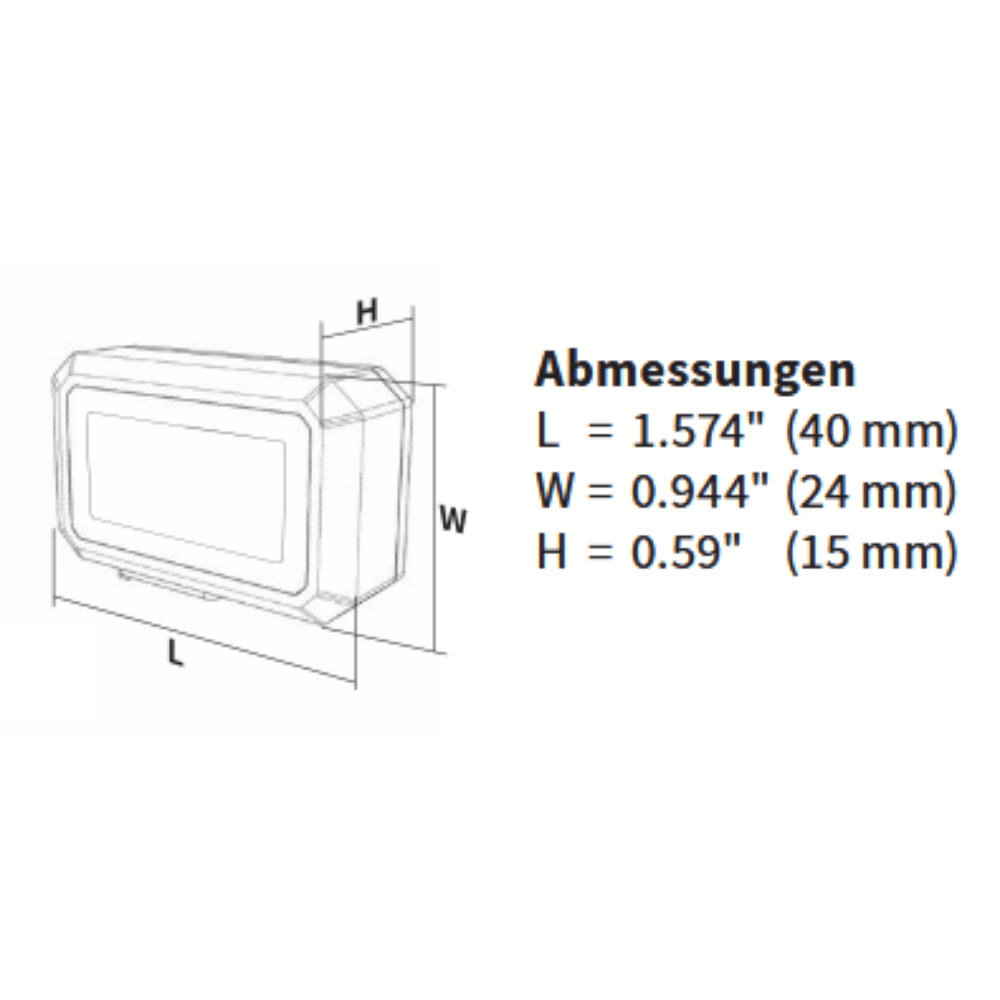 Anschütz Optics Level Pro Abmessungen