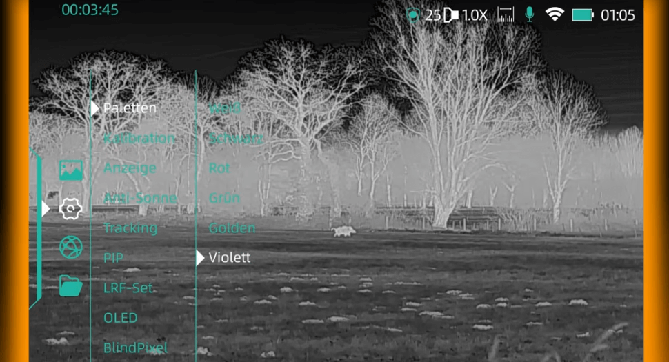 ThermTec Wild 650DL Farbmodi