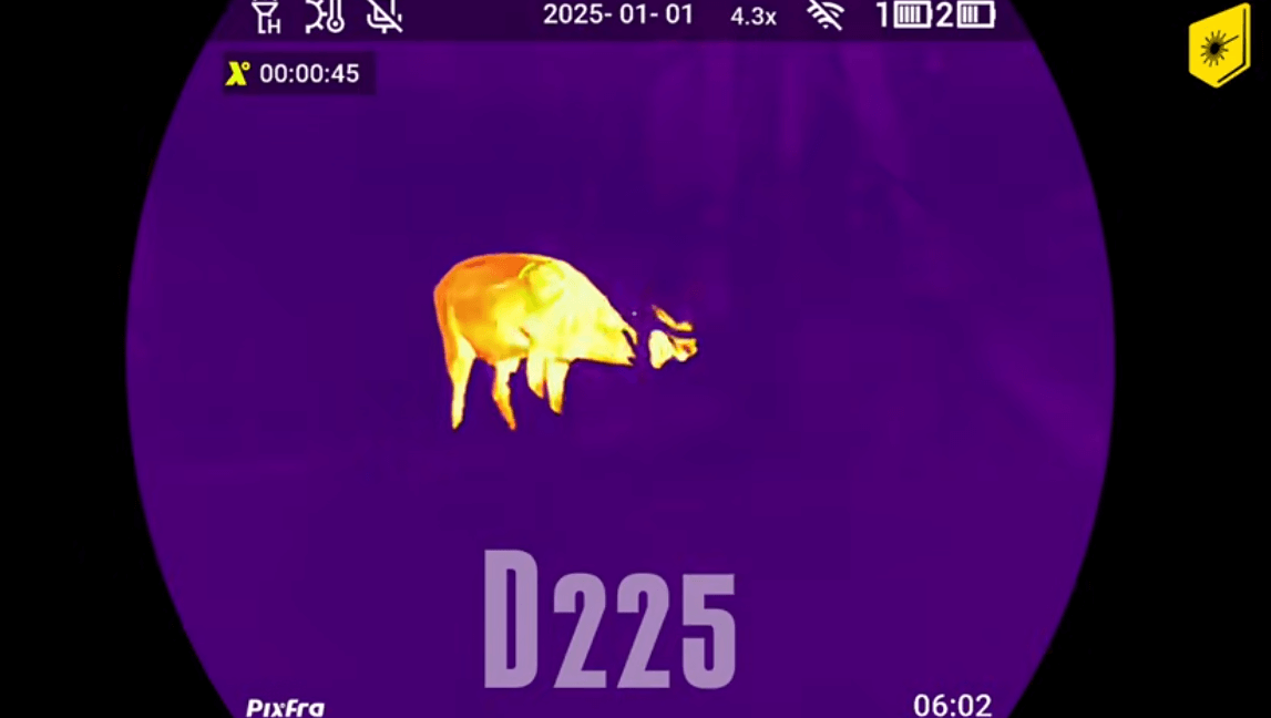 Pixfra Draco D225 Revieraufnahme 