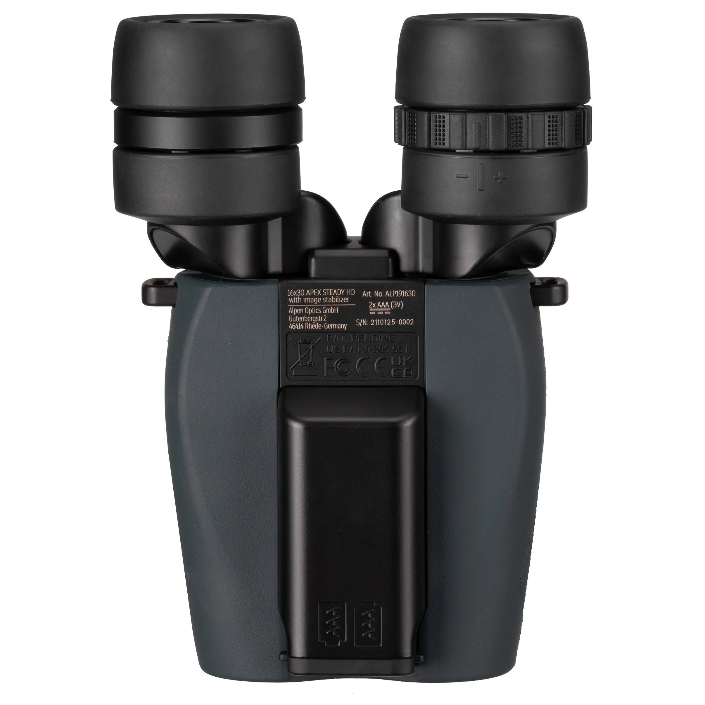 Alpen Optics Apex Steady 16x30 HD hinten
