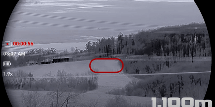 Falcon 2.0 Revieraufnahme bei 1100m Falcon 2.0 Revieraufnahme bei 1100m