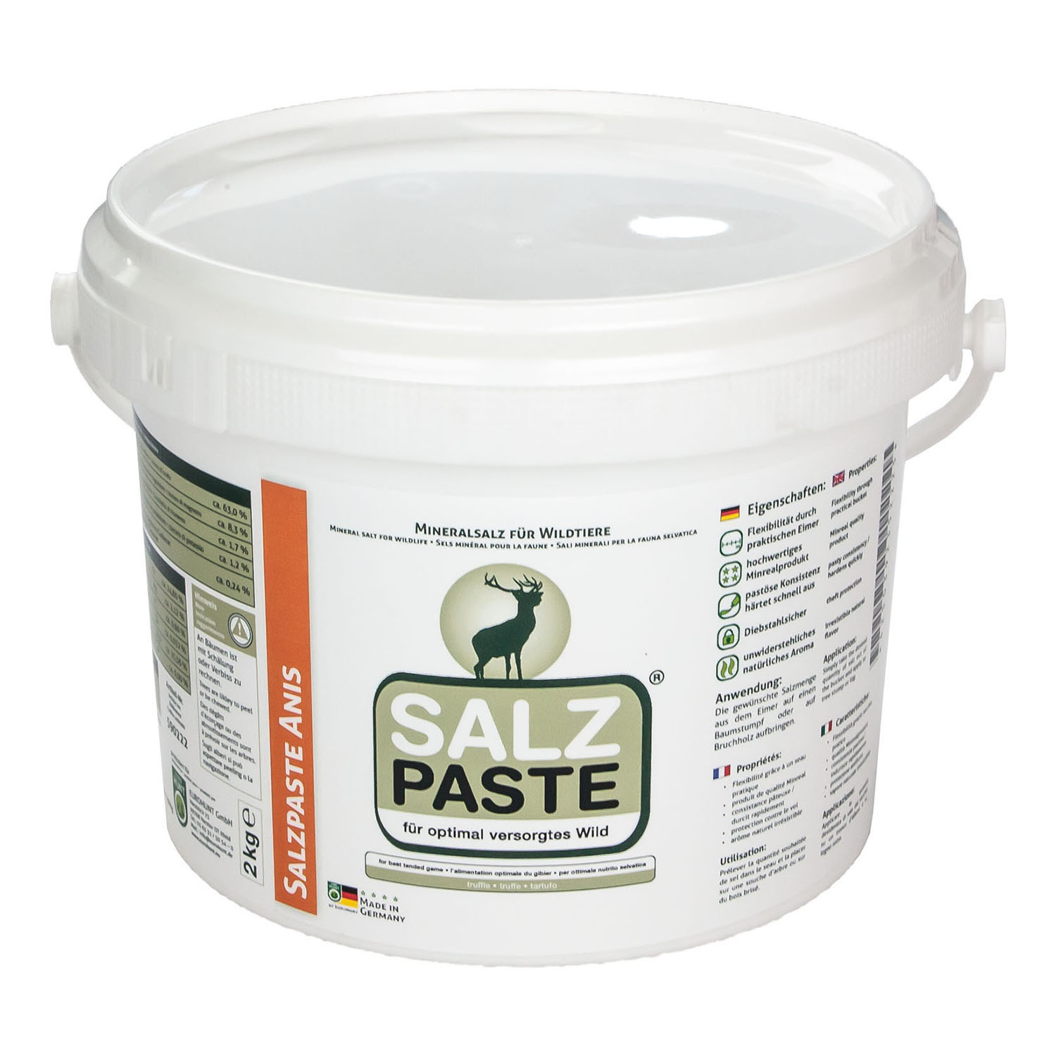 Eurohunt Salzpaste 2kg Anis