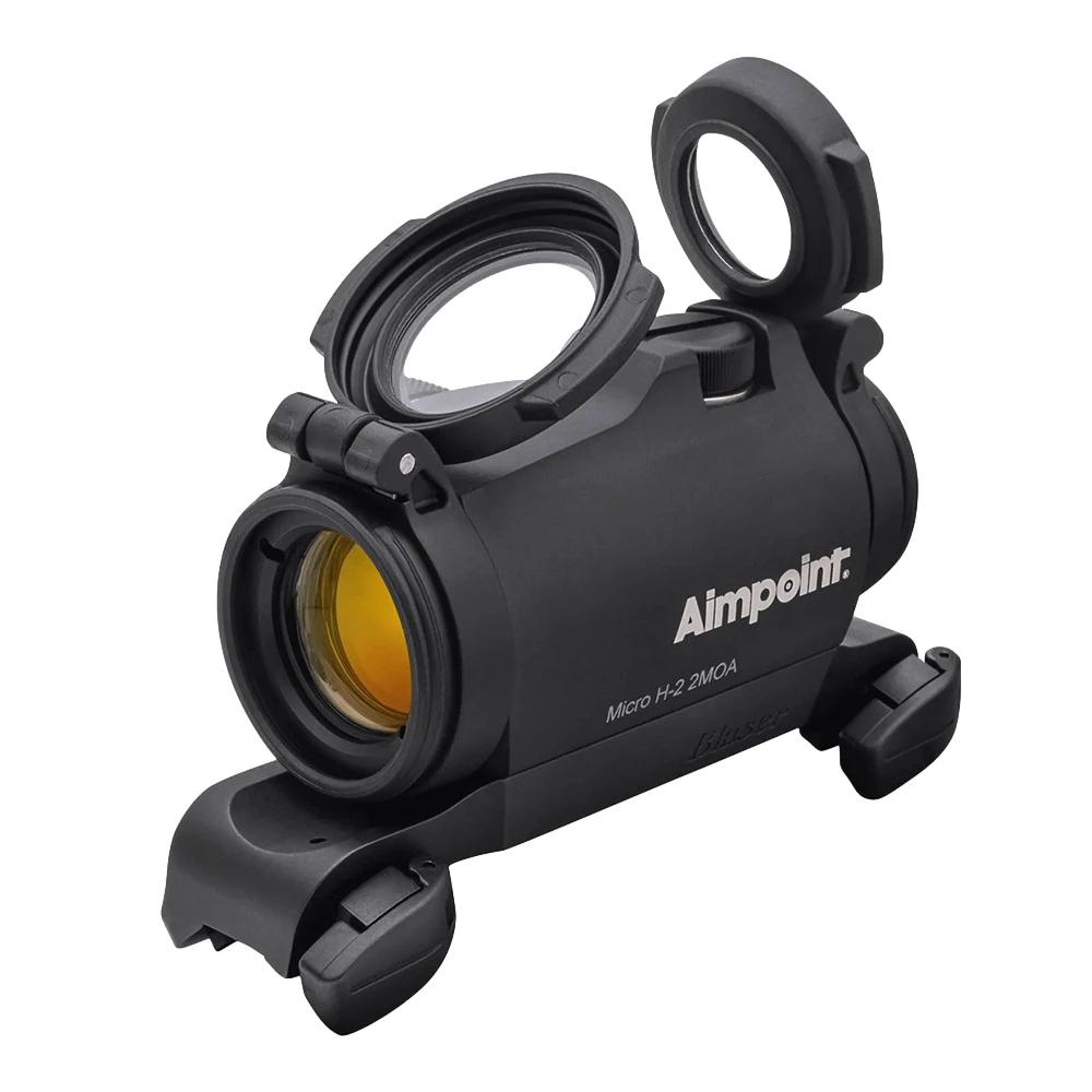 Aimpoint Micro H2 2 MOA - Rotpunktvisier Blasersattelmontage seitlich vorne