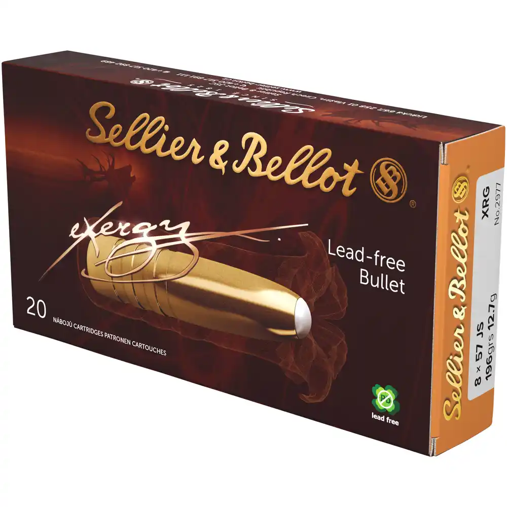 Sellier & Bellot 8x57 IS eXergy XRG bleifrei 12,7g/196grs. - 20 Stk.