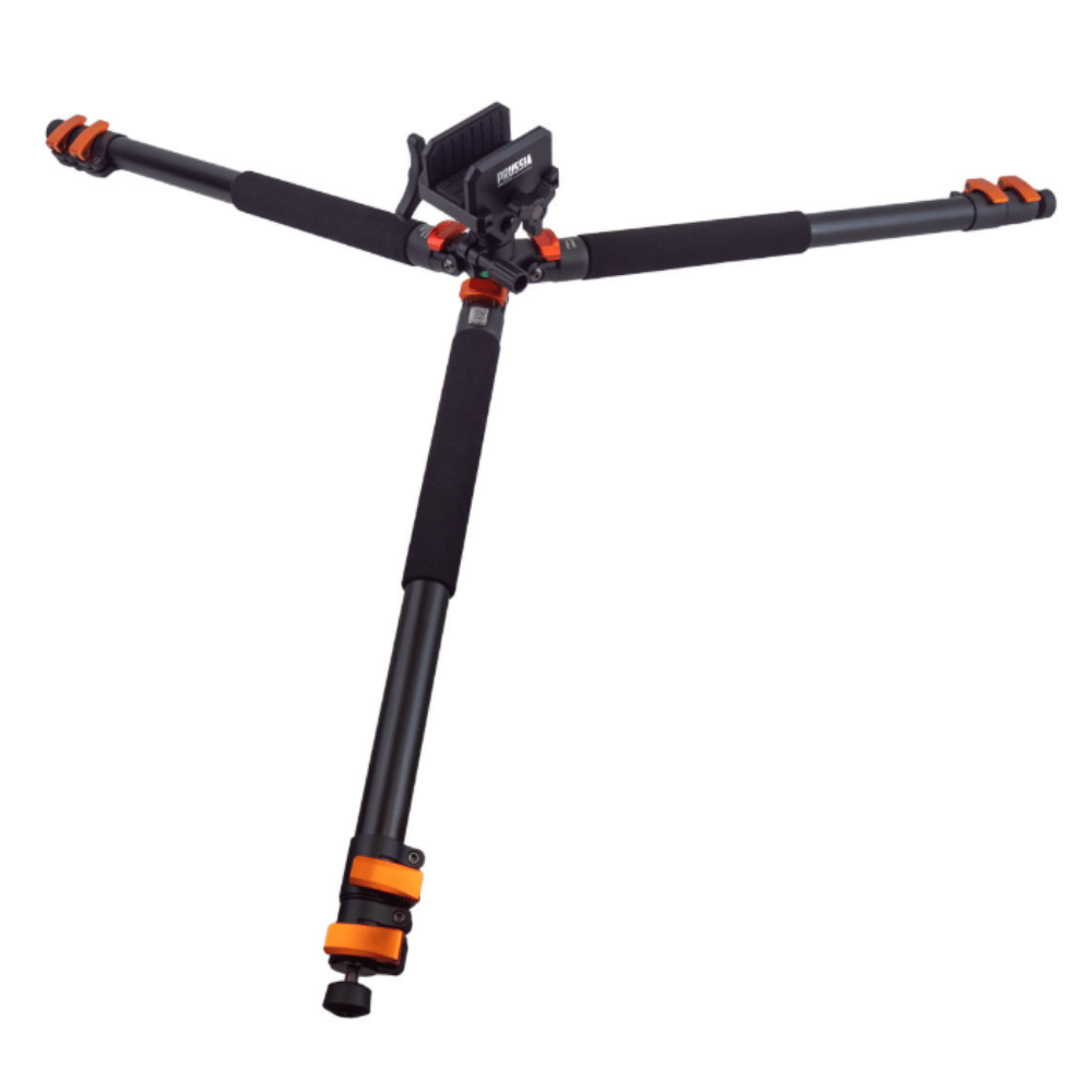 Prussia Precision Universal Shooting Tripod Aluminium ausgeklappt