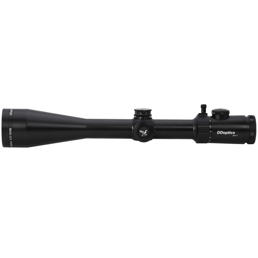 DDoptics Nighteagle 2,5-15x50 Seitenansicht DDoptics Nighteagle 2,5-15x50 Seitenansicht