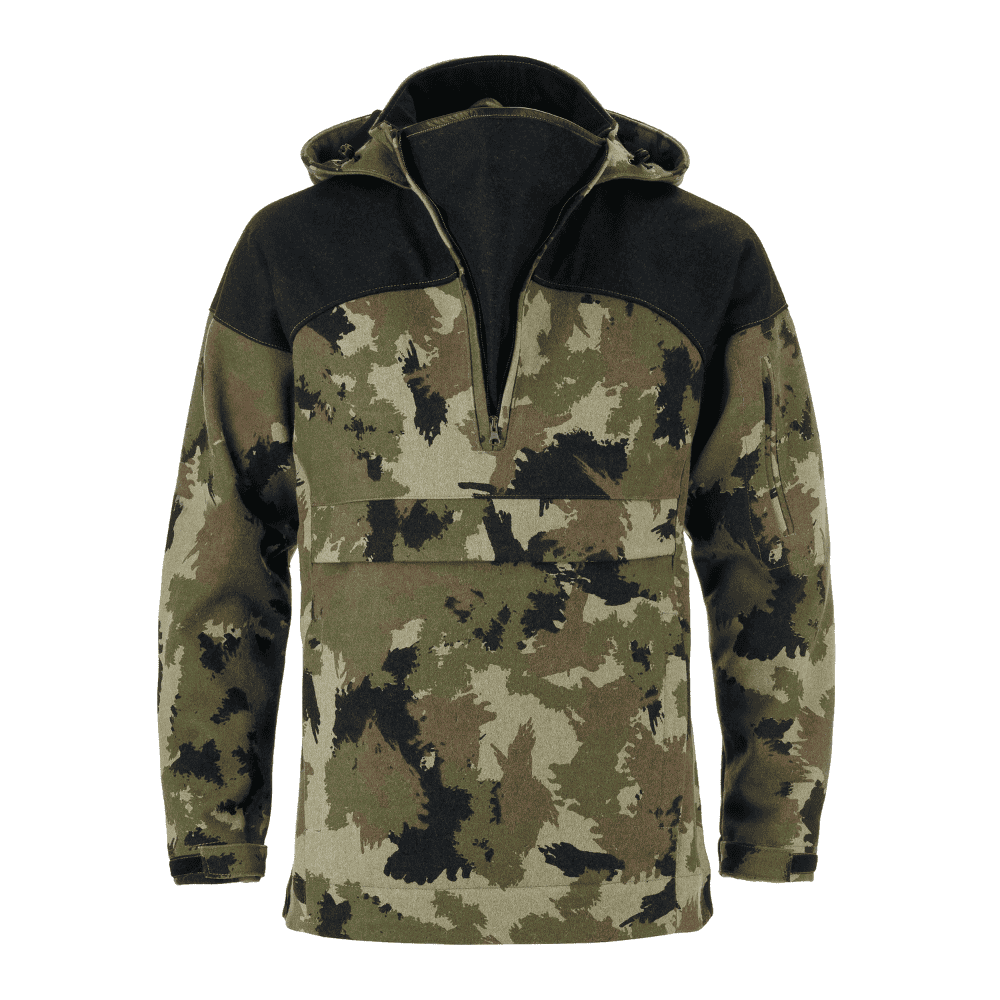 Hedlund Gotland Pro Silent Forest Lodenanorak geöffnet