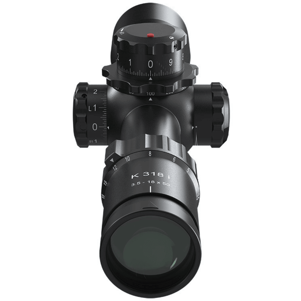 Kahles K318i 3,5-18x50 SV links hinten