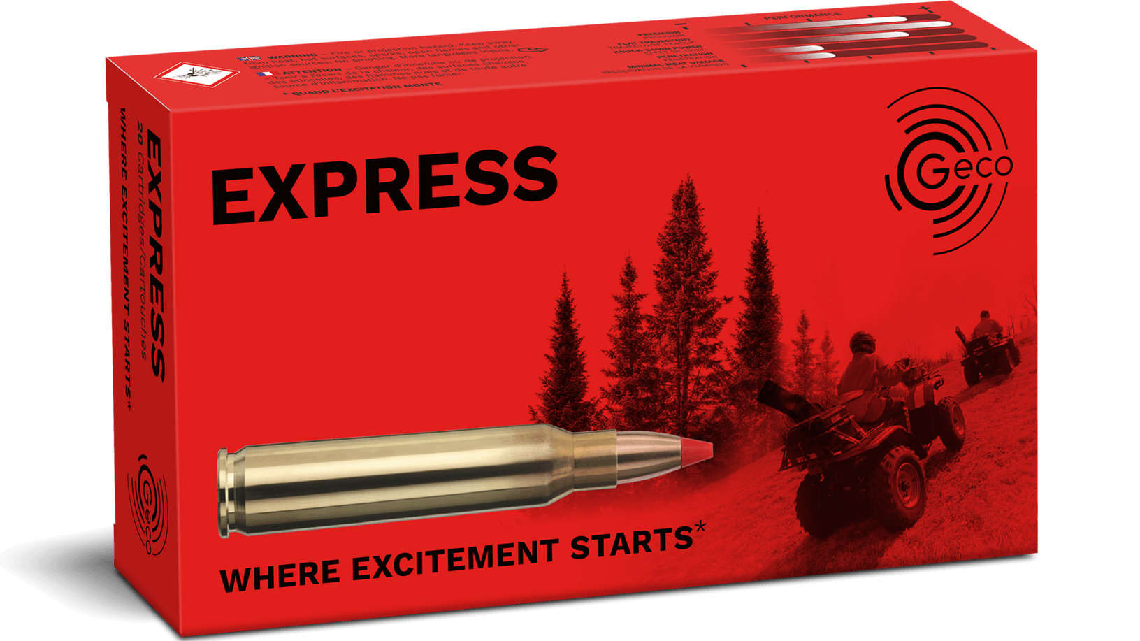 Geco .222 Rem. Express 3,6g/56grs. - 20 Stk.