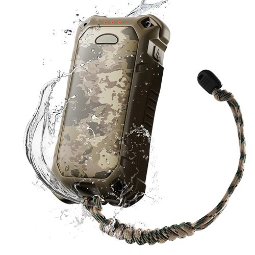 Fritzmann Wiederaufladbarer Handwaermer-Powerbank-Taschenlampe