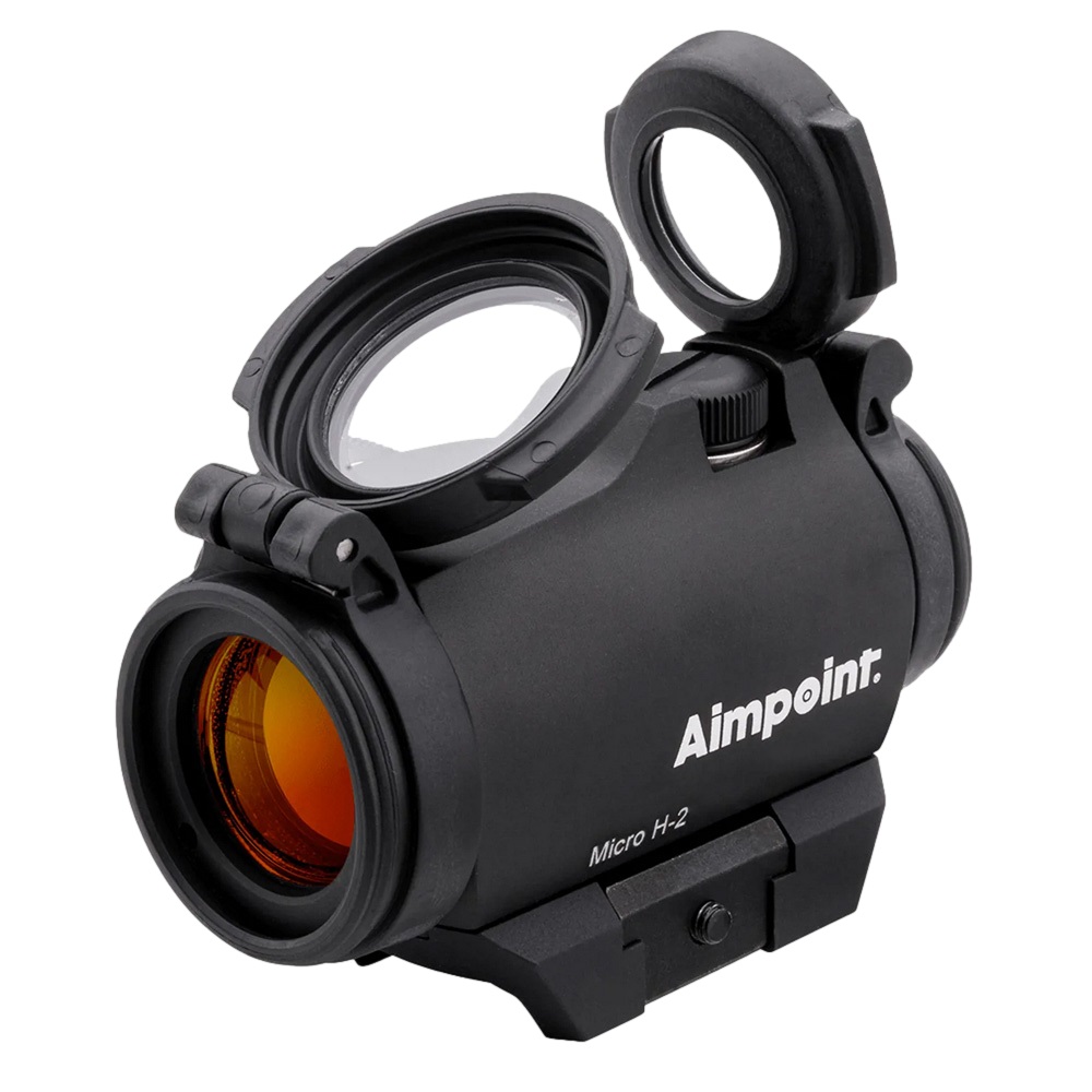 Aimpoint Micro H2 2 MOA - Rotpunktvisier Picatinny seitlich vorne