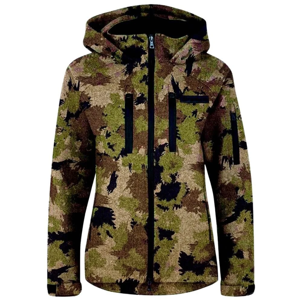 Hedlund Leka Pro Silent Forest - Damen Lodenjacke aus Pro Camo Loden Hedlund Leka Pro Silent Forest - Damen Lodenjacke aus Pro Camo Loden
