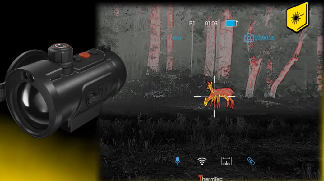 ThermTec Hunt 650L Farbmodus Rot