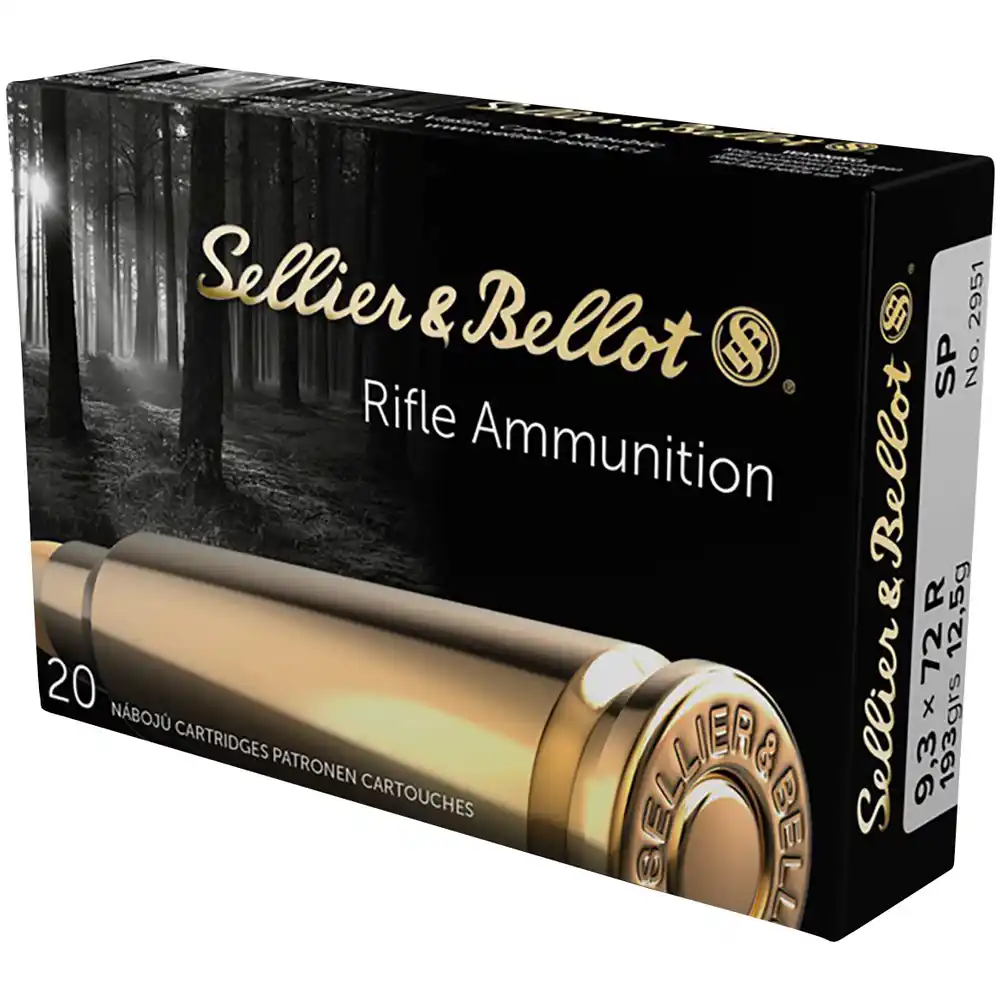 Sellier & Bellot 9,3x72 R Teilmantel SP 12,5g/193grs. - 20 Stk.