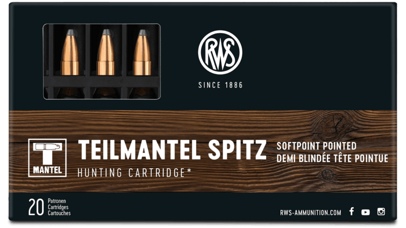 RWS .222 Rem. Teilmantel Spitz 3,2g/50grs. - 20 Stk.