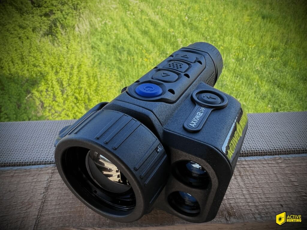 Bild Axion XQ35 LRF Fokus auf Knopf