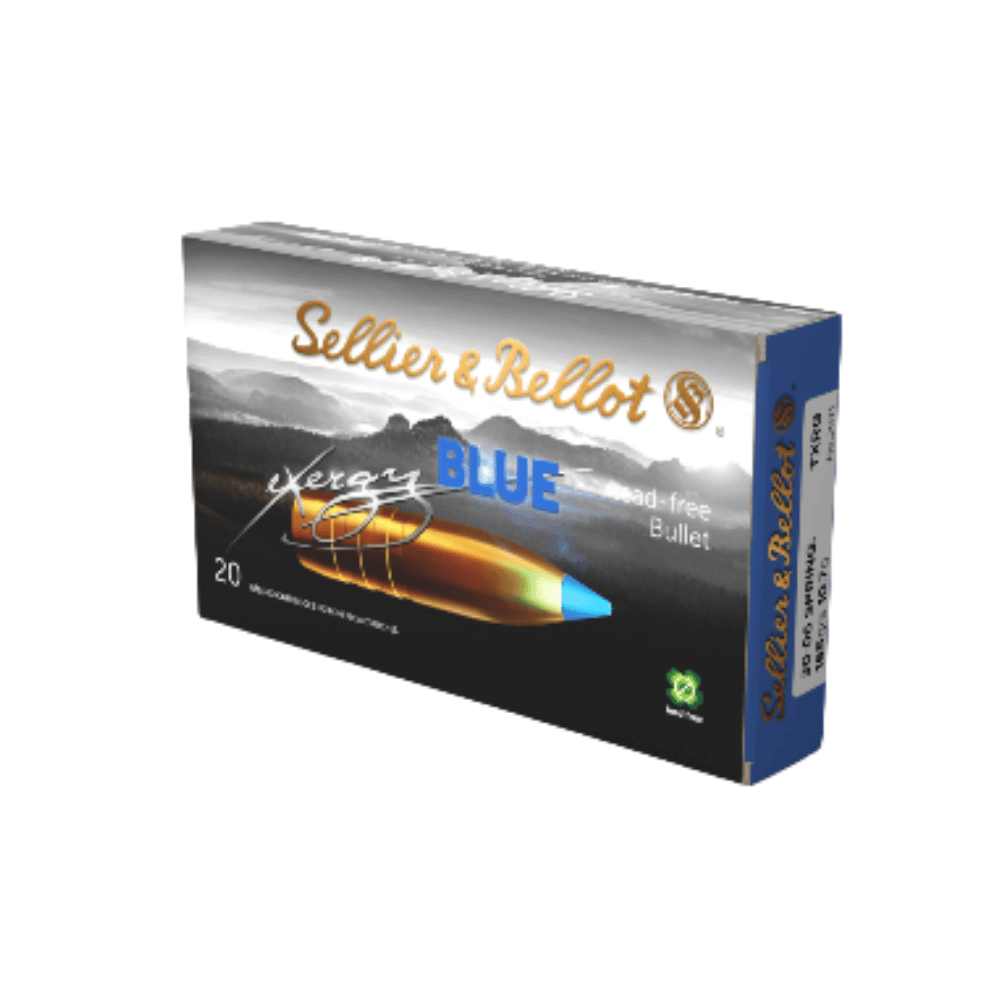 Sellier & Bellot .30-06 tipped eXergy blue TXRG 10,7g/165grs. - 20 Stk.