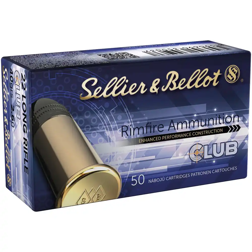 Sellier & Bellot .22 lfb CLUB Standard Velocity 2,6g/40grs. - 50 Stk.
