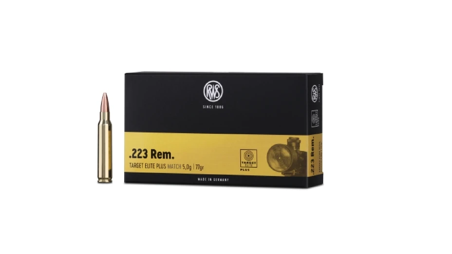 RWS .223 Rem. Target Elite Plus 5,0g/77grs. - 20 Stk.