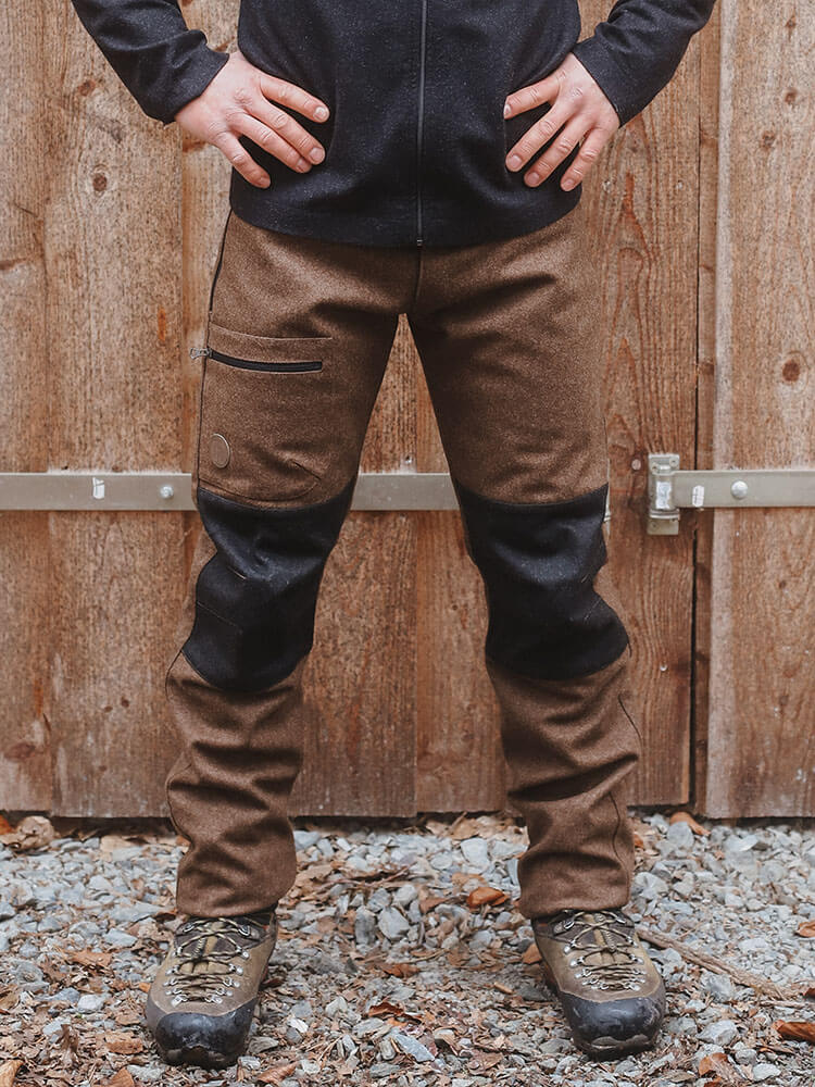 Hedlund Heidal Forest - Herren Lodenhose an Model