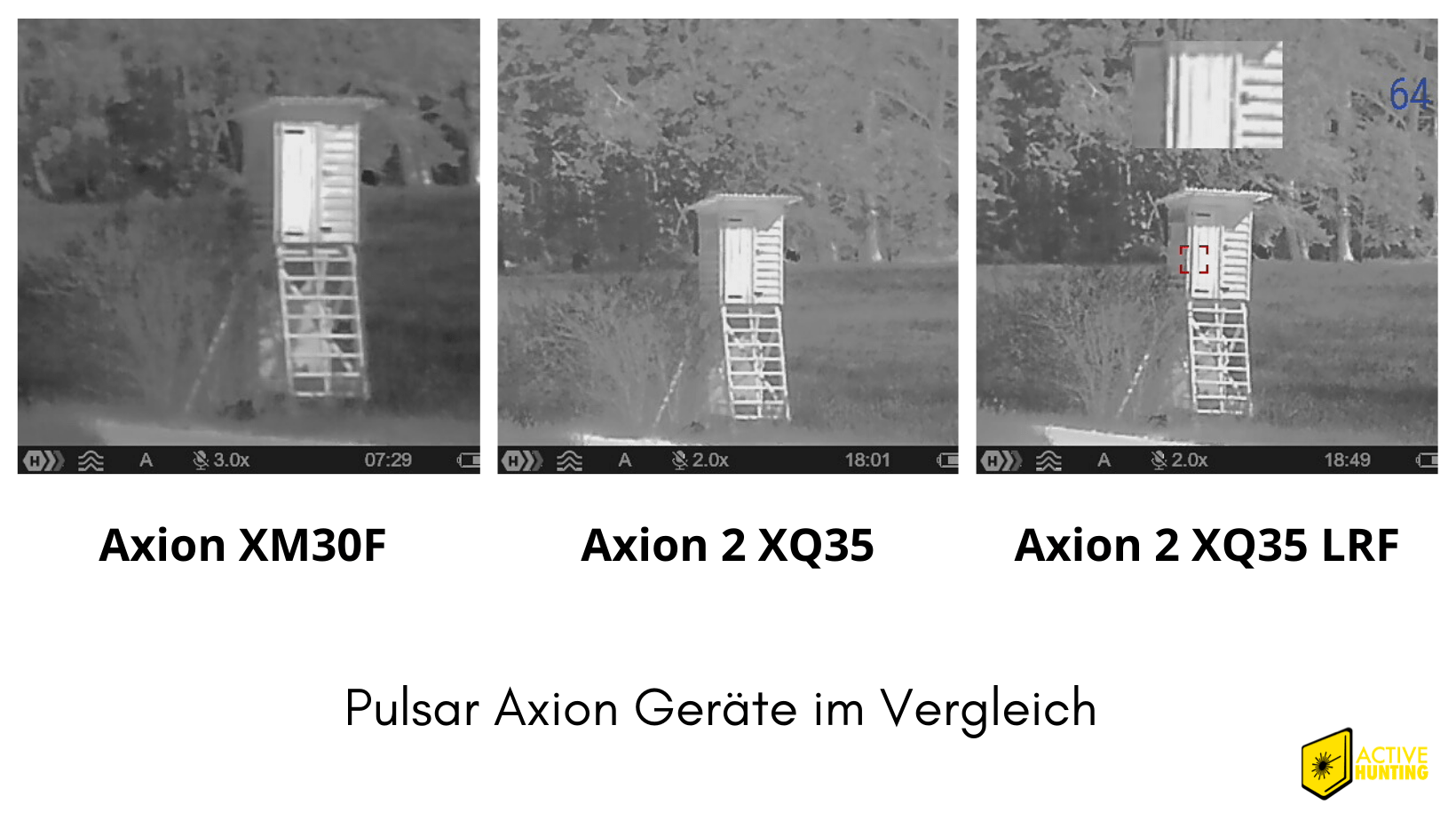 Axion Bildvergleich