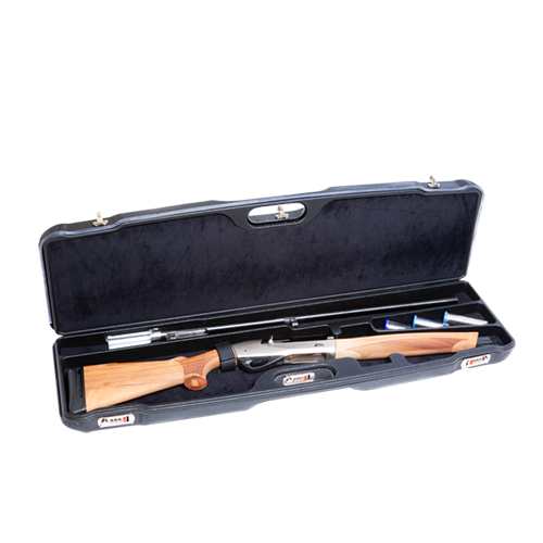 Fritzmann Gewehrkoffer Blau offen