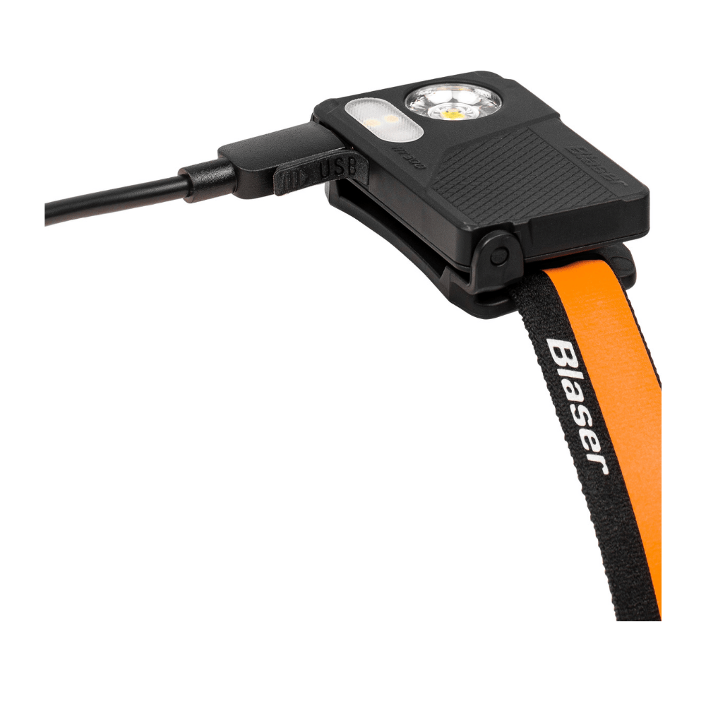 Blaser Kopflampe HT 300 schwarz Ladung