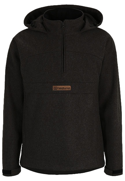 Hedlund Jovik Black Loden Hoodie Herre