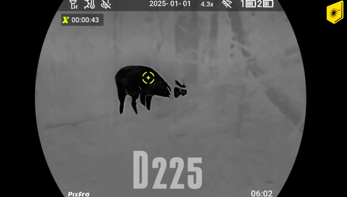 Pixfra Draco D225 Revieraufnahme Schwarz/Weiß