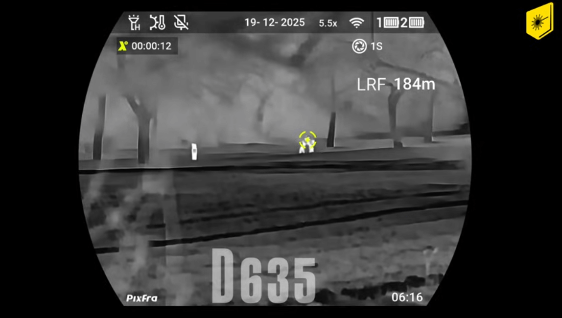 Pixfra Draco D635 Revieraufnahme