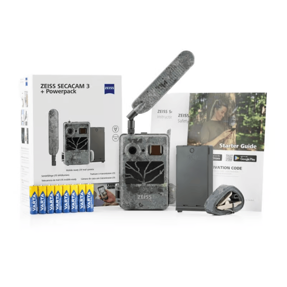 EISS Secacam 3 + Power Pack Set Lieferumfang