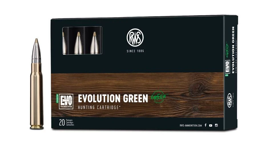 RWS 8x57 IS Evo Green 9,0g/139grs. - 20 Stk.